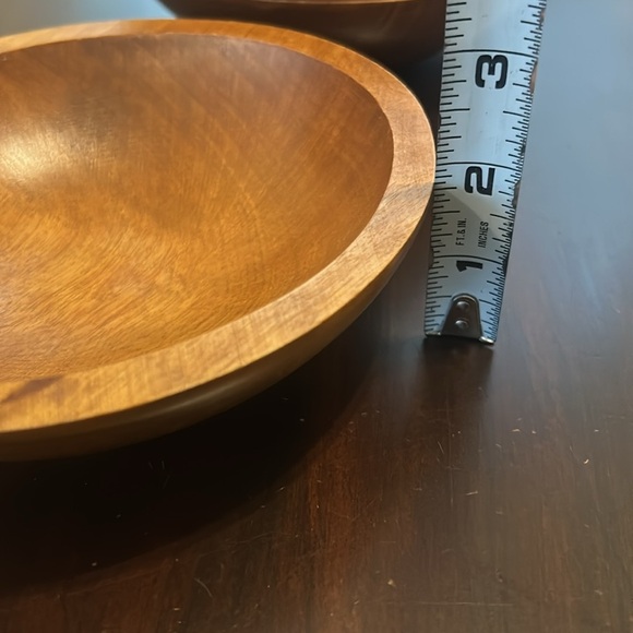 Vintage Baribocraft Canada Set Of 4 Maple Salad Bowls Mid Century Modern - Picture 4 of 11